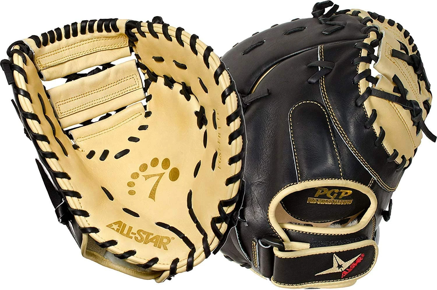 Sidelines Sports ALL-STAR 13" SYSTEM 7 - FIRST BASE CLOSED WEB FIELDING GLOVE 1 Sidelines Sports ALL-STAR 13" SYSTEM 7 - FIRST BASE CLOSED WEB FIELDING GLOVE