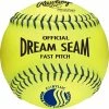 Kelly's Ultimate Sports Rawlings USSSA 11" Official Dream Seam Fastpitch Softballs C11BYLUC