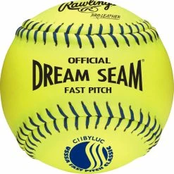 Kelly's Ultimate Sports Rawlings USSSA 11" Official Dream Seam Fastpitch Softballs C11BYLUC