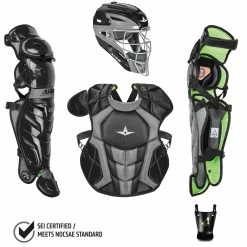 Sidelines Sports ALL-STAR CKCC1216S7X YOUTH S7 AXIS™ PRO CATCHING KIT - AGES 12-16, 15.5" // MEETS NOCSAE -Bats Elegant store CKCC1216s7xbk scaled