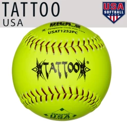 Kelly's Ultimate Sports AD Starr Tattoo 52/300 USA/ASA 12" Slowpitch Softballs - USAT1252PC