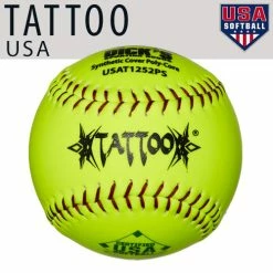 Kelly's Ultimate Sports AD Starr Tattoo 52/300 ASA/USA 12" Synthetic Slowpitch Softballs - USAT1252PS