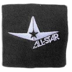 Sidelines Sports ALL-STAR CLASSIC WRIST BANDS -Bats Elegant store aswb sl bk