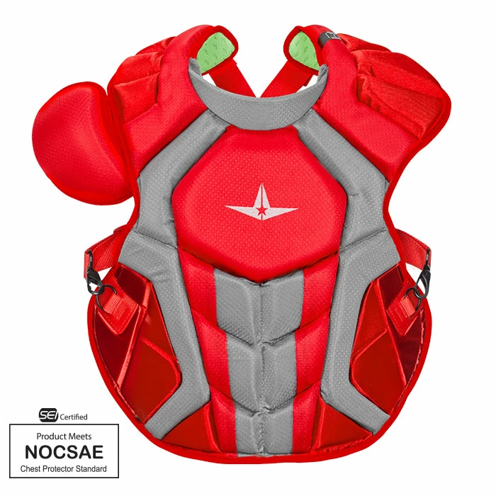 Sidelines Sports ALL-STAR S7 AXIS™ ADULT CHEST PROTECTOR 16.5"// MEETS NOCSAE 4 Sidelines Sports ALL-STAR S7 AXIS™ ADULT CHEST PROTECTOR 16.5"// MEETS NOCSAE - Image 4