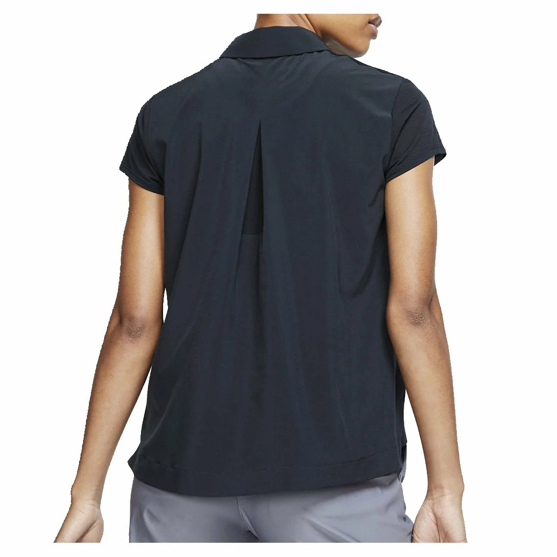 Nike Golf Nike Flex Womens Sheer Sleeve Golf Polo 2 Nike Golf Nike Flex Womens Sheer Sleeve Golf Polo - Image 2