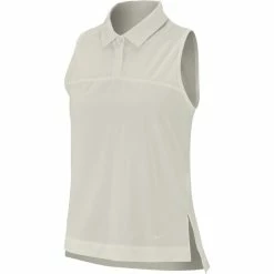 Nike Golf Nike Flex Womens Sleeveless Golf Polo -Bats Elegant store 10275 133SAIL