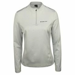 Oakley Balata Long Sleeve Womens Golf 1/4 Zip -Bats Elegant store 10844 28AARCTICGREY