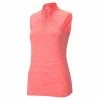 PUMA Golf Puma Daily Mockneck Womens Sleeveless Golf Polo