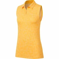 Nike Golf Nike Dri-FIT Fairway Printed Womens Sleeveless Golf Polo -Bats Elegant store 13302 845LASERORANG