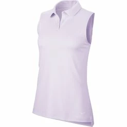 Nike Golf Nike Dri Fit Victory Sleeveless Texture OLC Womens Golf Polo -Bats Elegant store 13308 509BARELYGRAP