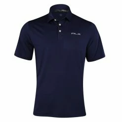 Polo Ralph Lauren RLX Golf Course French Navy Mens Golf Polo