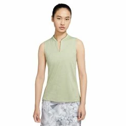 Nike Golf Nike Breathe Womens Sleeveless Golf Polo -Bats Elegant store 15786 CELADON369