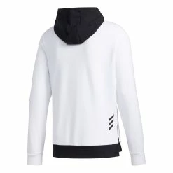 Adidas Golf Adidas Adicross White Mens Golf Hoodie -Bats Elegant store 18754 WHITE 3
