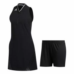 Adidas Golf Adidas 3-Stripes Sports Womens Golf Dress -Bats Elegant store 18769 BLACK 3 1161fb84 32f0 4272 8be2 22c464699a9c