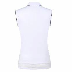 Daily Sports Nilla Womens Sleeveless Golf Polo -Bats Elegant store 19457 WHITE100 1 51962bb7 41ec 4f3a 8db1 08ac9d181e08