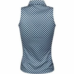 J.Lindeberg J. Lindeberg Dena Printed Womens Sleeveless Golf Polo 2021 -Bats Elegant store 19689 GINGHAMNVYWHT 1 f7f0b6b1 5b94 420e a343 d8c9fb4c609c