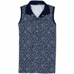 Polo Ralph Lauren RLX Printed Womens Sleeveless Golf Polo