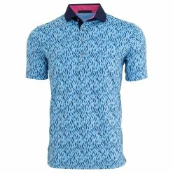 Greyson Blue Bird Mens Golf Polo