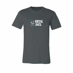 Swannies Birdie Juice Charcoal Mens Golf T-shirt