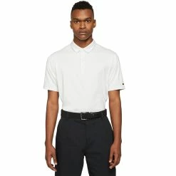 Nike Golf Nike Dri-FIT Player Control Mens Golf Polo -Bats Elegant store 20564 WHITE100