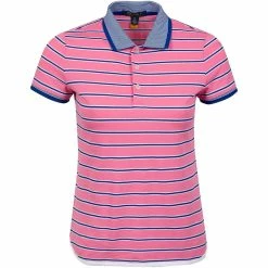 Polo Ralph Lauren Polo Golf Ralph Lauren Printed Shirttail Lauren Pink Womens Golf Polo
