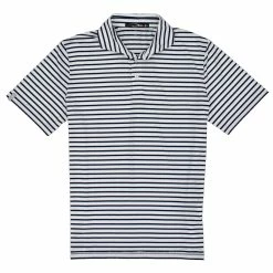 Polo Ralph Lauren RLX Ralph Lauren Featherweight Airflow Pure White Multi Mens Golf Polo