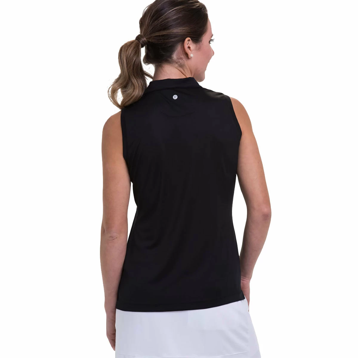 EP NY EP New York Convertible Mock Zip Womens Golf Polo 2 EP NY EP New York Convertible Mock Zip Womens Golf Polo - Image 2