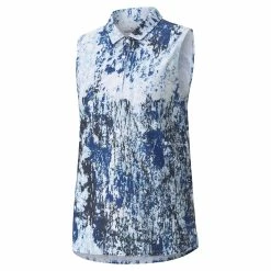 PUMA Golf Puma CLOUDSPUN Concrete Womens Sleeveless Golf Polo