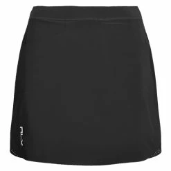 Polo Ralph Lauren RLX Ralph Lauren Solid Aim 15in Polo Black Womens Golf Skort