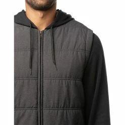 TravisMathew Scavenger Mens Golf Jacket -Bats Elegant store 22681 HTHRBLACK0HBL 2