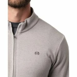TravisMathew Nice Gesture Mens Golf Jacket -Bats Elegant store 22703 HTHMDGRY0HMD 2