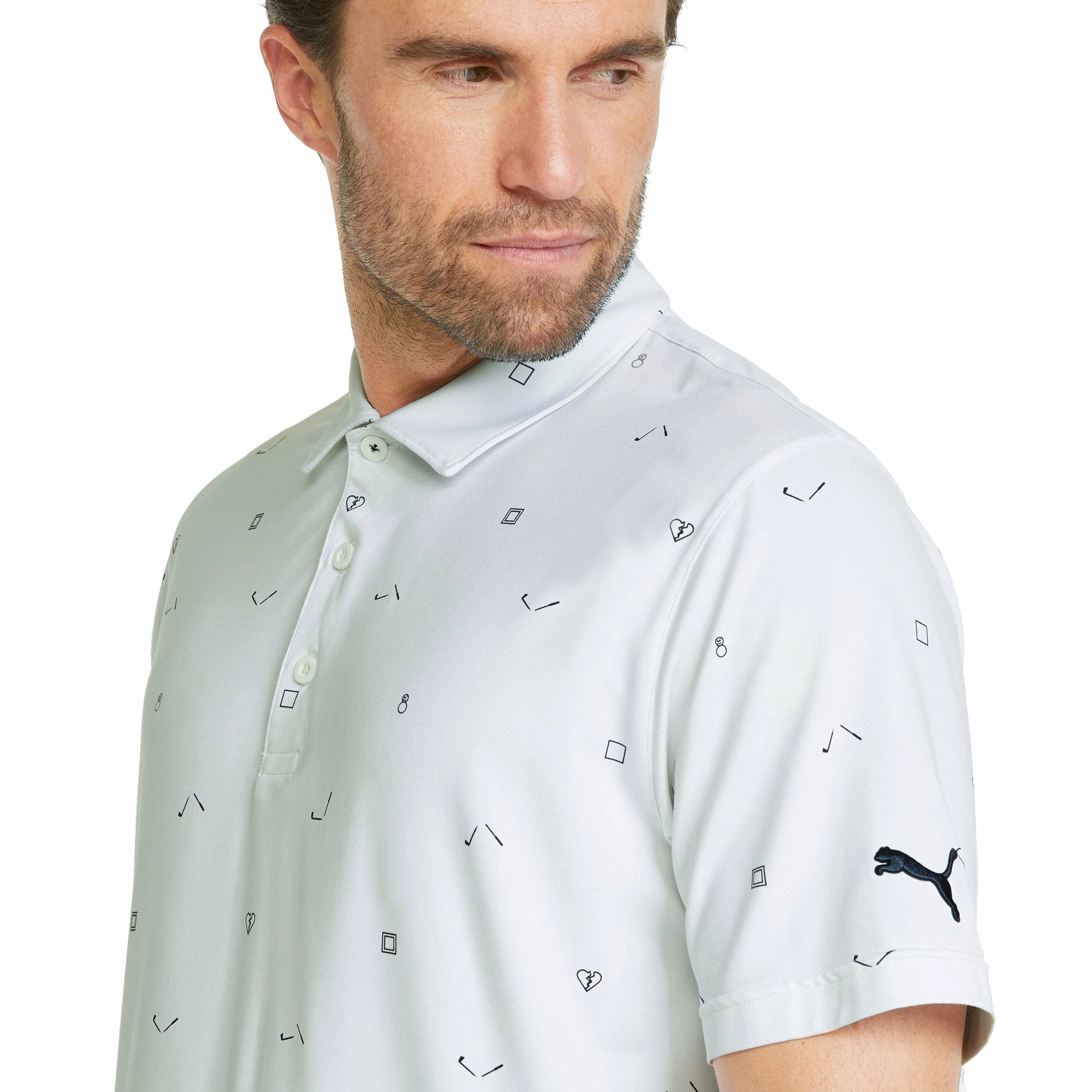 PUMA Golf Puma CLOUDSPUN H8 Golf Mens Golf Polo 2 PUMA Golf Puma CLOUDSPUN H8 Golf Mens Golf Polo - Image 2