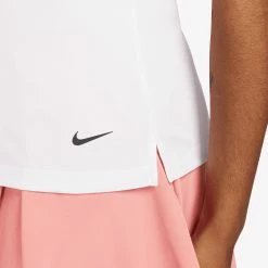 Nike Golf Nike Dri-FIT Victory Womens Sleeveless Golf Polo -Bats Elegant store 23564 WHITE100 2
