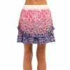 Lucky In Love Lucky Leopard Multi 15.75in Womens Golf Skort