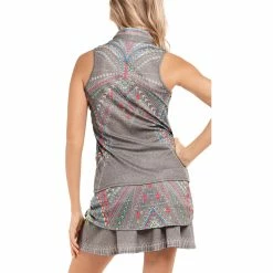 Lucky In Love Desert Vibes Notch Eclipse Womens Sleeveless Golf Polo -Bats Elegant store 23667 ECLIPSE2048 2 ee1eb127 d17d 4bbb ab6f 4c82d47e7f34