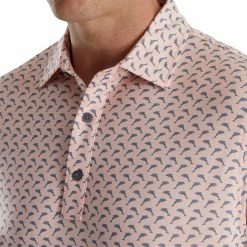 FootJoy Lisle Leaping Dolphins Print Quartz Pink Mens Golf Polo -Bats Elegant store 24738 QRTZPINKGRAPH 2 b2964d20 6a8e 4f52 abba 7b412169d699