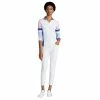 Polo Ralph Lauren RLX Ralph Lauren Printed Airflow Jersey Pure White Multi Womens Golf 1/4 Zip