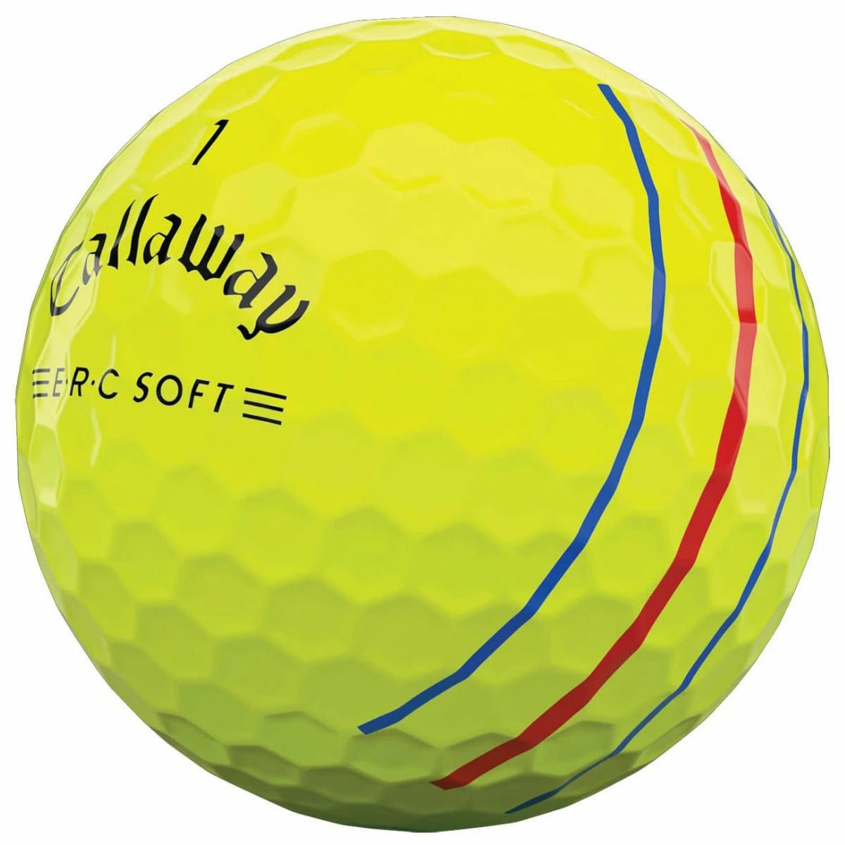 Callaway ERC Soft Triple Track Yellow Golf Balls - Dozen 2 Callaway ERC Soft Triple Track Yellow Golf Balls - Dozen - Image 2