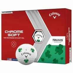 Callaway Chrome Soft Truvis Golf Balls - Dozen -Bats Elegant store 25570 WHTSHAMROCK