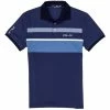 Polo Ralph Lauren RLX Ralph Lauren Performance Pique French Navy Variegated Stripes Mens Golf Polo