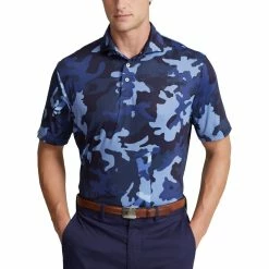 Polo Ralph Lauren RLX Ralph Lauren Lightweight Airflow Jersey Camo Driver Mens Golf Polo