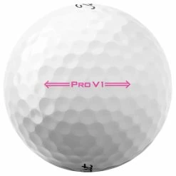 Titleist Pro V1 Pink Numbers Golf Balls - Dozen -Bats Elegant store 85026 2