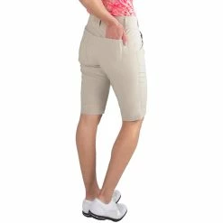 Jofit Bermuda 12in Womens Golf Shorts -Bats Elegant store GB717 SAND 2