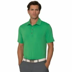 CHASE 54 Chase54 Explore Mens Golf Polo -Bats Elegant store ME1100 SHAMROCK