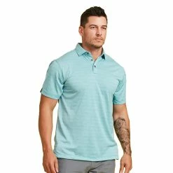 Devereux Proper Threads Monaco Mens Golf Polo -Bats Elegant store RD1856 GREEN