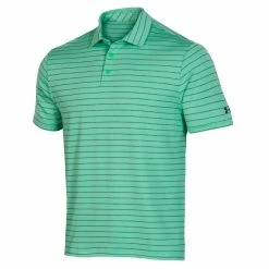 Under Armour Playoff 2.0 Tour Mens Golf Polo -Bats Elegant store UM0808 2505BLKGRN